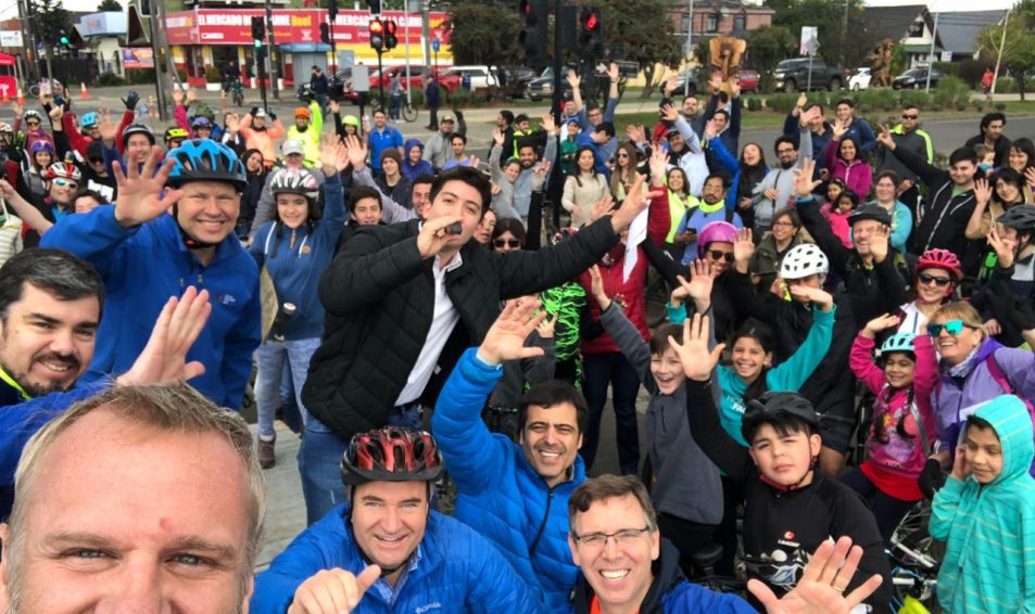 Senador Felipe Kast celebró llegada de ciclorecreovía a Temuco